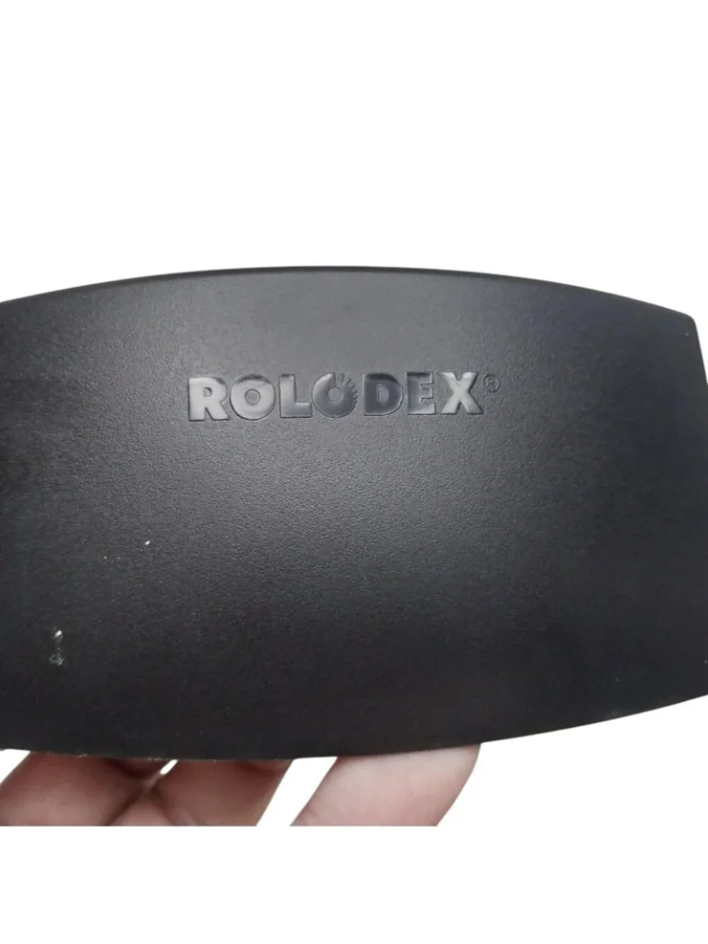 Rolodex Black Rotary Index Card Holder A-Z Dividers Vintage Office Organizer